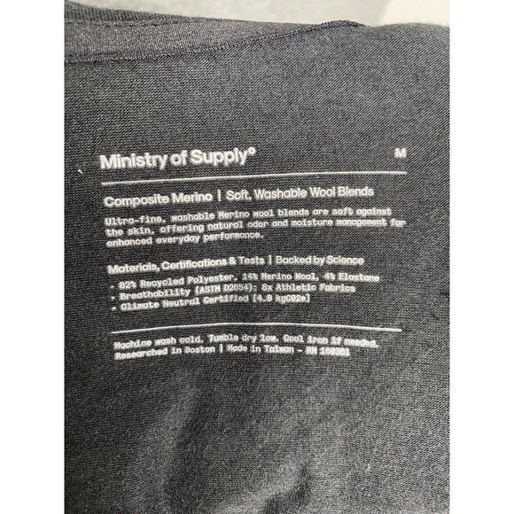 Ministry‎ Of Supply Womens Composite Merino Active Tank Top in Black Size Medium - Picture 4 of 7
